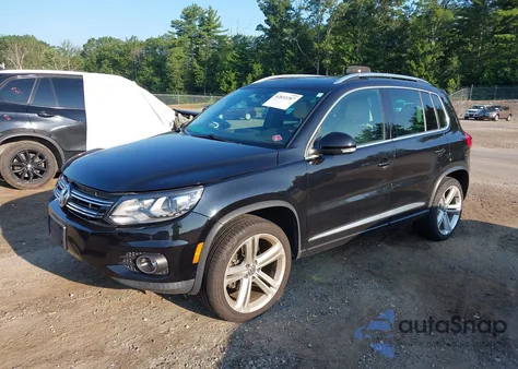 2015 Volkswagen Tiguan R-Line из США, поврежденный, VIN WVGBV7AX4FW057897